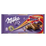 Шоколад молочний з карамеллю і мигдалем Milka Ganze Hazelnuts Швейцарія 100 г