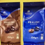 Цукерки з начинкою вершкового пралине у молочному шоколаді Magnetic Praliny Mleczne 154г Польща