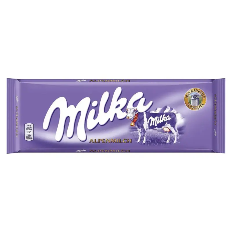 Шоколад молочний Milka Alpenmilch Швейцарія 270г
