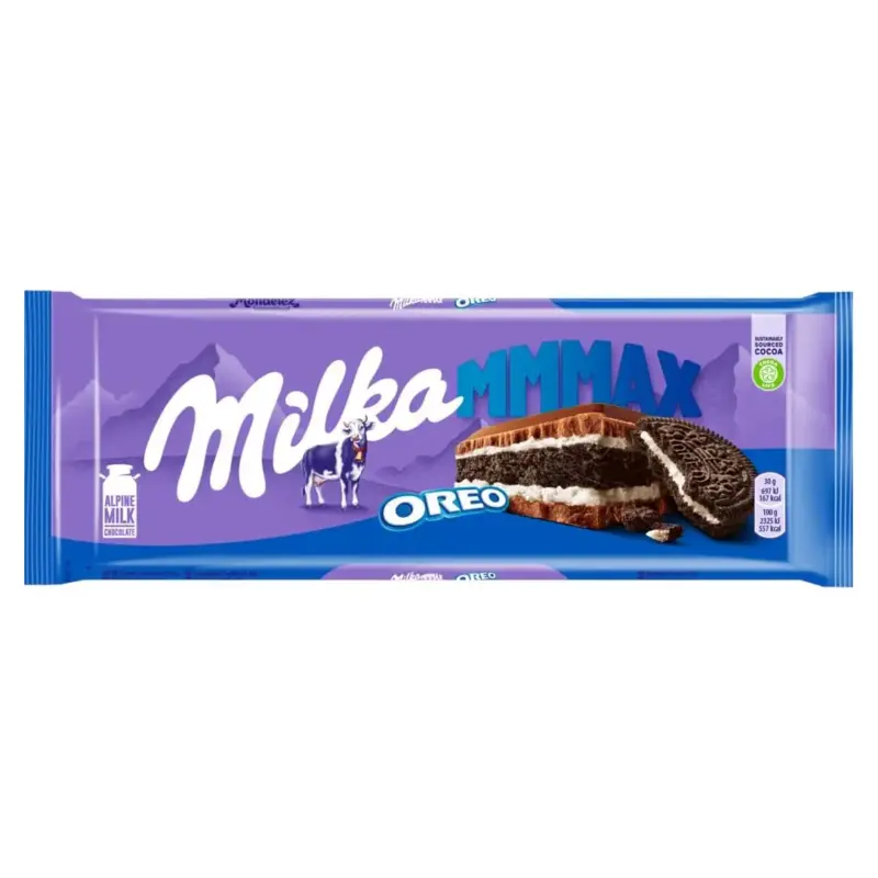 Шоколад молочний Milka Oreo Швейцарія 300г