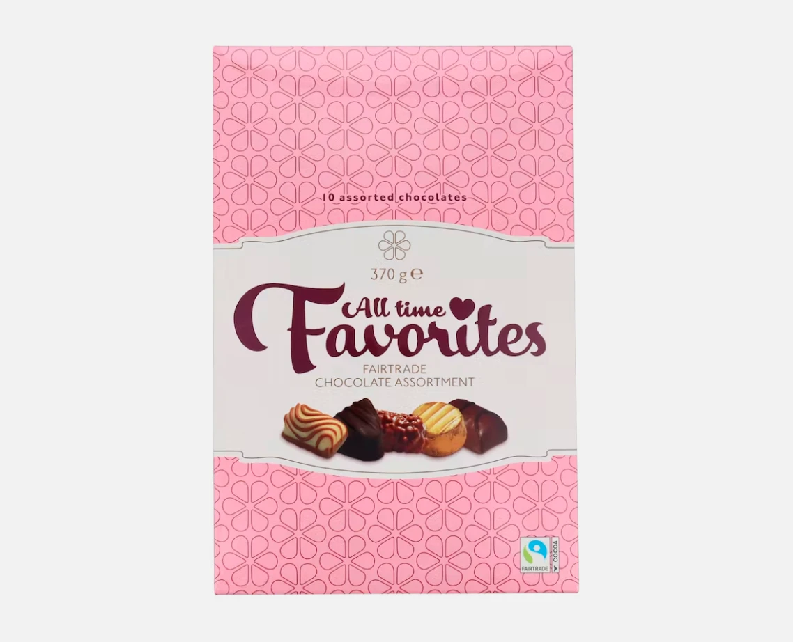 Шоколадні цукерки Асорті All Time Favorites Fairtade 370 г Нідерланди