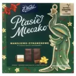 Цукерки пташине молоко з ванільно-коричним мусом у темному шоколаді E.Wedel Ptasie Mleczko 360г Польща