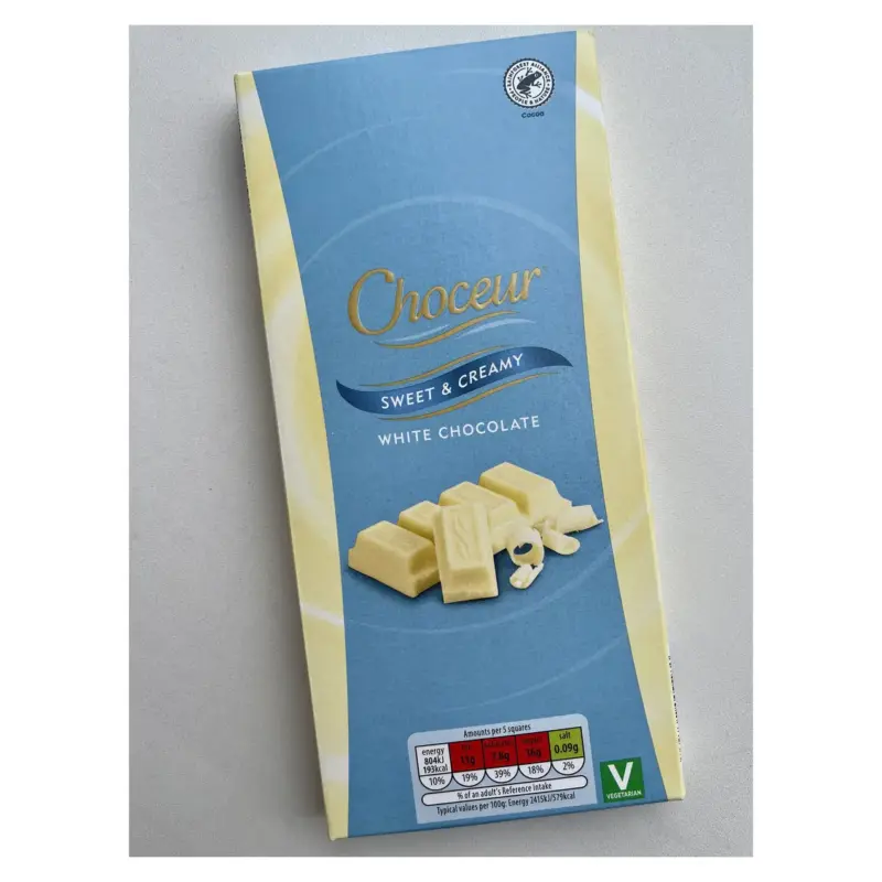 Шоколад білий з кремом Choceur Sweet Creamy Німеччина 200г