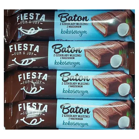 Шоколадний батончик з арахісовою начинкою Fiesta Baton Arachidowym 42 г Польща