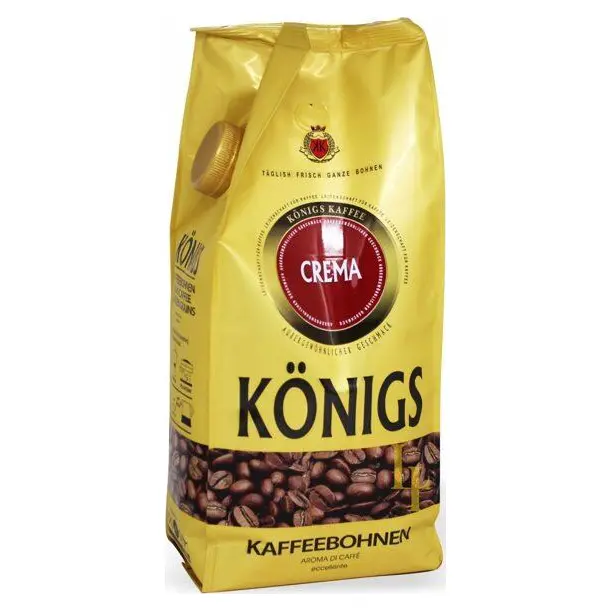 Кава в зернах Konigs Crema 1кг Німеччина