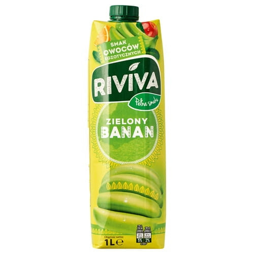 Сік Зелений банан Riviva Zielony Banan 1л Польща