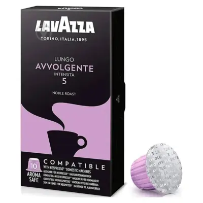 Кава в капсулах Lavazza Lungo Avvolgente №5 Intensity (10 шт) 55г Італія