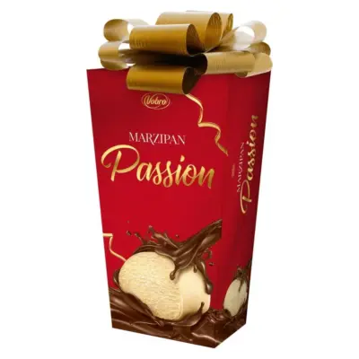 Шоколадні цукерки Чуттєвий Марципан Vobro Marzipan Passion 180 г Польща