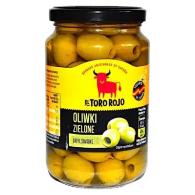 Оливки зелені без кісточки El Toro Rojo Oliwki Zielone 340 г Польща