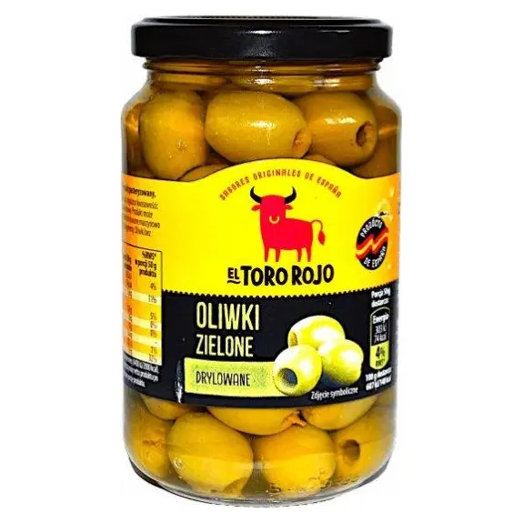 Оливки зелені без кісточки El Toro Rojo Oliwki Zielone 340 г Польща