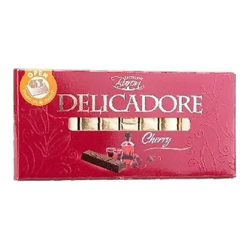 Шоколад чорний із вишнею Baron DELICADORE Cherry Польща 200 г