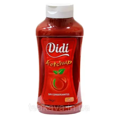 Кетчуп БЕЗ КОНСЕРВАНТІВ  І ГЛЮТЕНА Didi Ketchup 1кг Іспанія