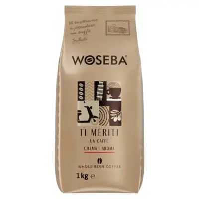 Кава в зернах Woseba Ti Meriti crema e aroma 1 кг Польща