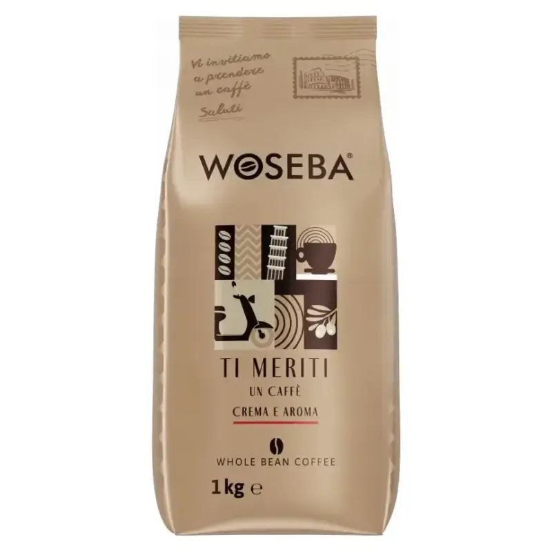 Кава в зернах Woseba Ti Meriti crema e aroma 1 кг Польща