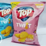 Чіпси хвилясті зі смаком чілі та лайму TOP karbowane Smak Chili Limonka 170г Польща