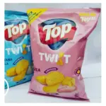Чіпси хвилясті зі смаком шинки із сиром TOP Twist karbowane Smak ser szynka 170г Польща