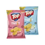 Чіпси хвилясті зі смаком шинки із сиром TOP Twist karbowane Smak ser szynka 170г Польща