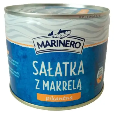 Салат пікантний із скумбрії та овочів Marinero Salatka z makrela 330г Польща