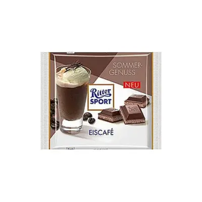 Шоколад Ritter Sport Eiscafe (з кава гляссе) Німеччина 100г