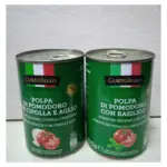 Томати шматочками з цибулею та часником Gusto Bello Polpa di pomooro 400г Італія