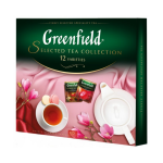Набір із 12 сортів чаю Greenfield "Selected Tea Collection" (60пакет.) 107,5г