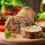Рулет м'ясний з  часником Pikok Pieczen rzymska z czosnkiem 500г Польща