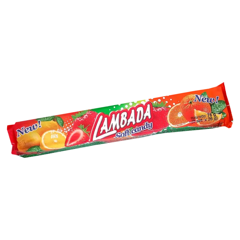 Жувальні цукерки Lambada Soft candy (3шт х 26г) 78г Польща