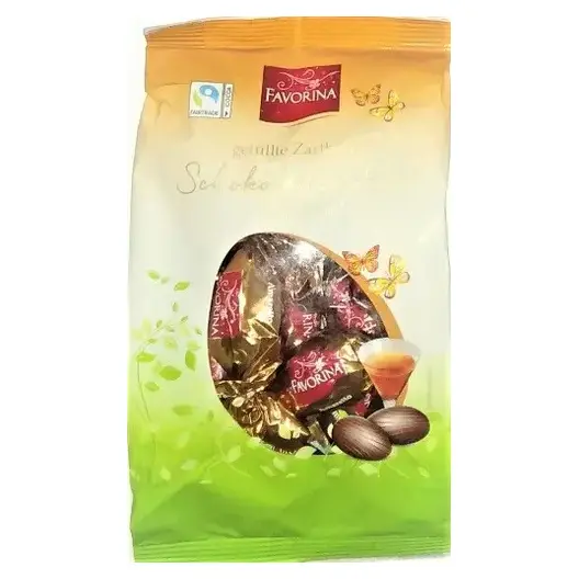 Шоколадні яйця з лікером “Касис” Favorina Creme de Cassis 150 г Німеччина