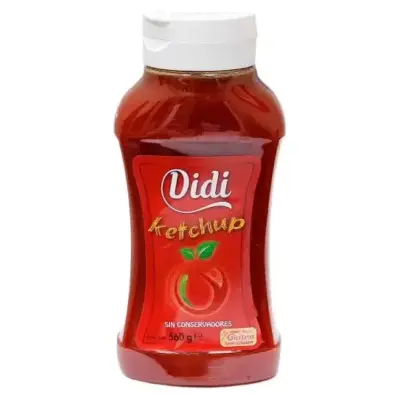 Кетчуп БЕЗ КОНСЕРВАНІВ І ГЛЮТЕНА Didi Ketchup 560г Іспанія