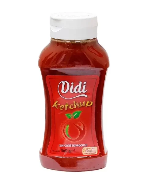 Кетчуп БЕЗ КОНСЕРВАНІВ І ГЛЮТЕНА Didi Ketchup 560г Іспанія