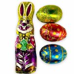 Набір Шоколадний заєць із Великодніми яйцями Великодні Мисливія Easter Moments 120 г Нідерланди