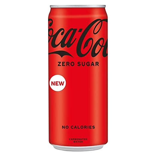 Напій сильногазований БЕЗ ЦУКРУ Coca Cola ZERO SUGAR 330 мл