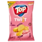 Чіпси хвилясті зі смаком чілі та лайму TOP karbowane Smak Chili Limonka 170г Польща