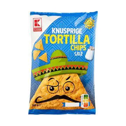 Чіпси кукурудзяні з сіллю Knusprige Tortilla Chips Salz 150г Німеччина