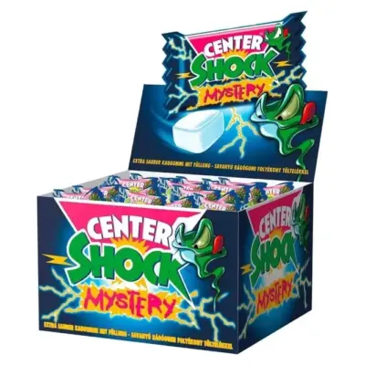 Жувальна гумка Center Shock Mystery (кислий сюрприз) 4г Італія