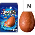 Шоколадне яйце з начинкою з драже в кольоровій глазурі Smarties Nestle 119 г Швейцарія