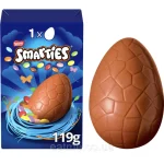 Шоколадне яйце з начинкою з драже в кольоровій глазурі Smarties Nestle 119 г Швейцарія