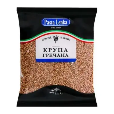 Крупа гречана 800 г ТМ Pasta Lenka Україна