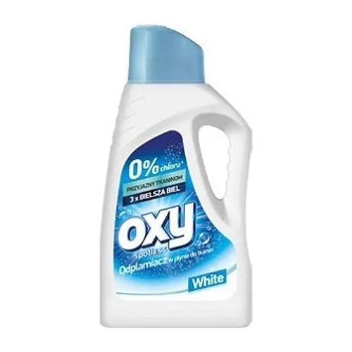 Вибілювач для білої білизни Oxy Spotless White 0% хлору 1,5 л Польща