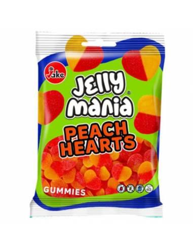 Желейні цукерки БЕЗ ГЛЮТЕНА Й ЛАКТОЗИ Персикове серце Jelly Mania Peachhearts Jake 100 г Іспанія