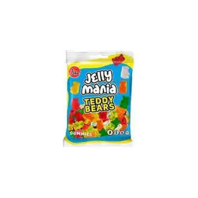 Желейні цукерки БЕЗ ГЛЮТЕНА І ЛАКТОЗИ Ведмедики Тедді Jelly Mania Teddy Bears Jake 100 г Іспанія