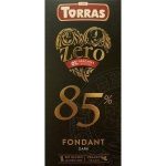 Шоколад без цукру Torras ZERO 85% какао 100г Іспанія