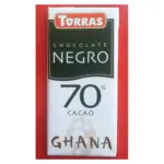Шоколад Torras Negro 70% какао Іспанія 125г