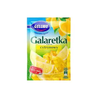 Желе (Galaretka) зі смаком лимона Gellwe Польща 72г