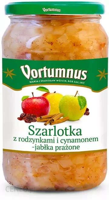 Яблука печені із родзинками та корицею Vortumnus Szarlotka jablka prazone 780г Польща
