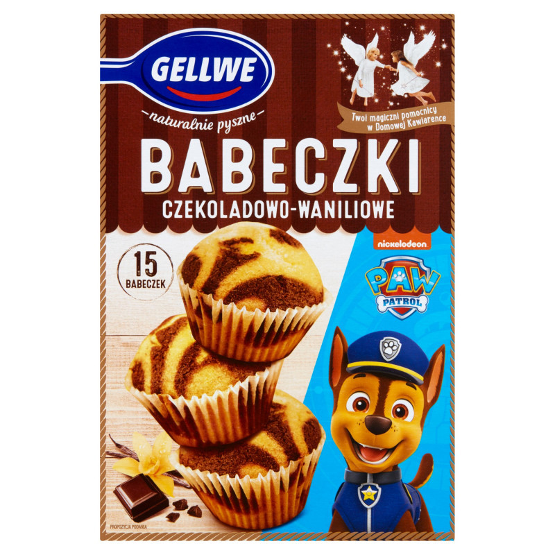 Суміш для шоколадно-ванільних кексів Gellwe Babeczki czekoladowo-waniliowe 238 г Польща
