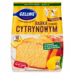 Суміш для лимонного кексу Gellwe Babka o smaku cytrynowym 375г Польща
