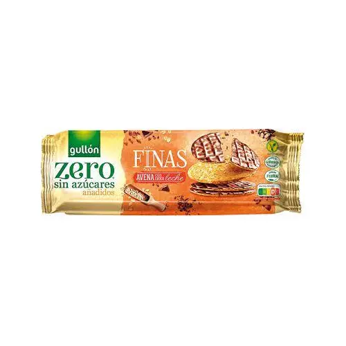 Вівсяне печиво з молочним шоколадом Gullon Zero Sin Azucares 150г Іспанія