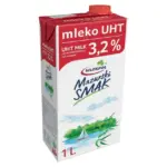Молоко 3.2% жир.Mlekpol Mleko 1 л Польща