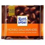 Шоколад Ritter sport HONIG-SALZ-MANDEL (з медом-солю-мінделем) Німеччина 100 г